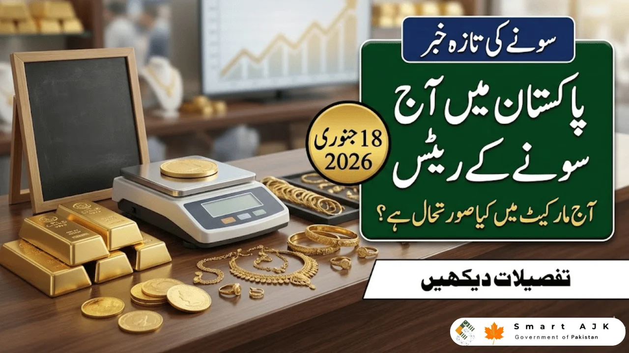 Gold Price in Pakistan Today — 18 January 2026 (Latest Rates)