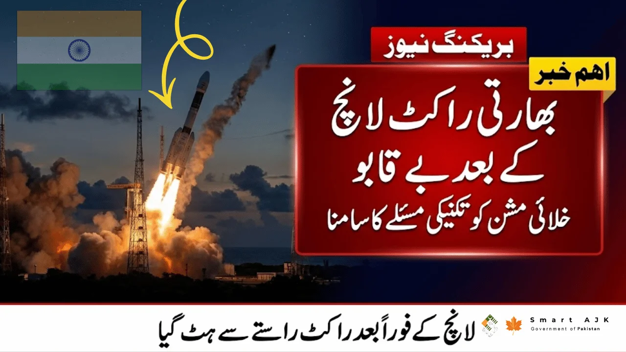 Indian Rocket Loses Control Shortly After Launch