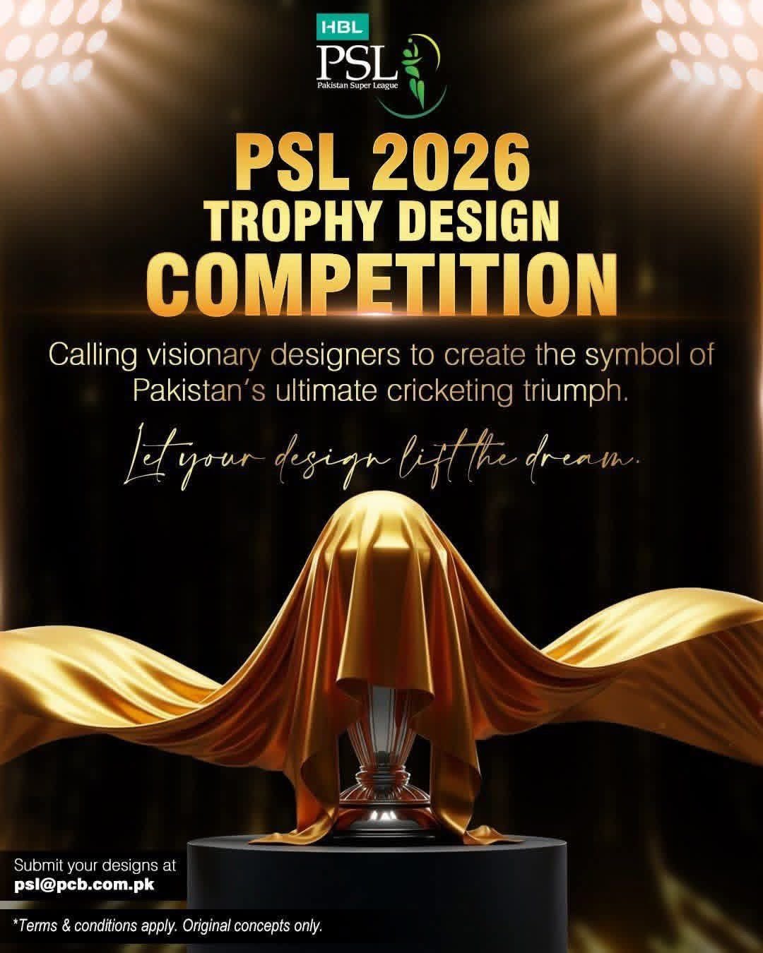 PSL 11 Trophy Design Contest Opens for Fans and Creatives