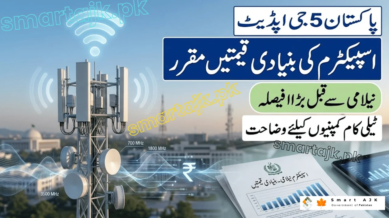 Pakistan Sets Base Prices for 5G Spectrum Auction