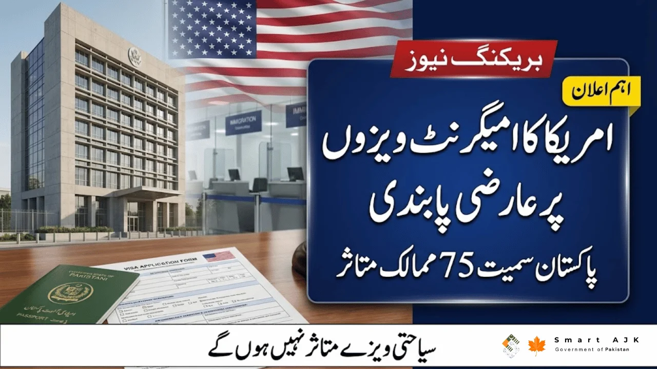 US Freezes Immigrant Visa Processing for Pakistan and 74 Other Countries